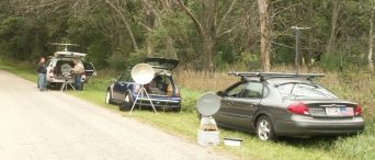 A difficult location from EN-54.  Worked the <br>Twin Cities and then moved on.  WA9O photo.